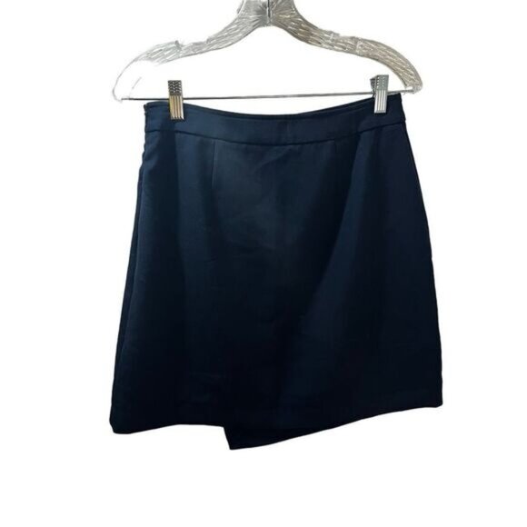 Banana‎ Republic Navy Blue Skirt with Button Detail Size 2 - Picture 2 of 5